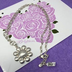 Brighton Silver Flower Necklace